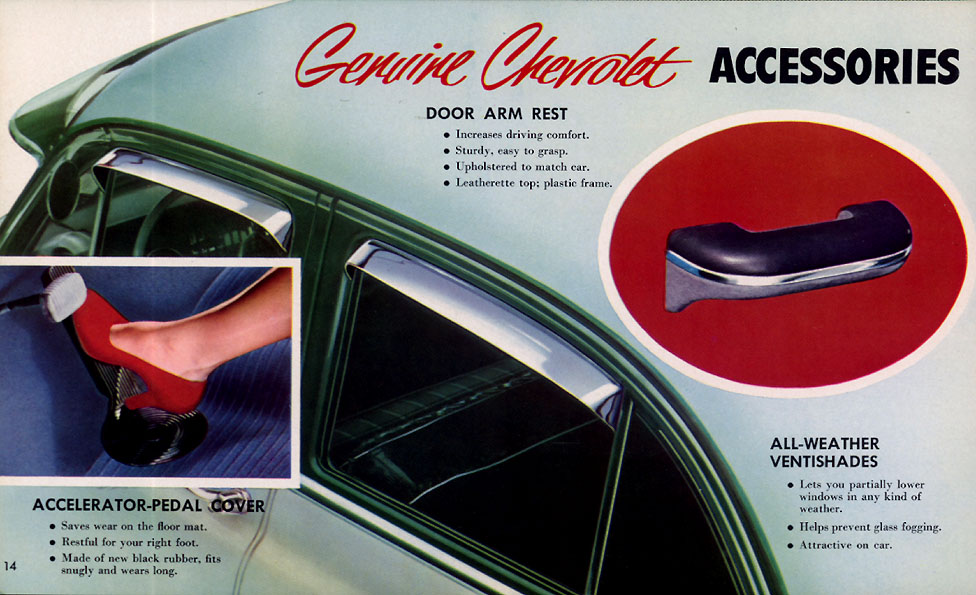 1952 Chevrolet Accessories Booklet Page 16